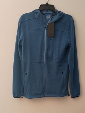 Men's Zip-Up All In Motion Hooded Sweater in Blue